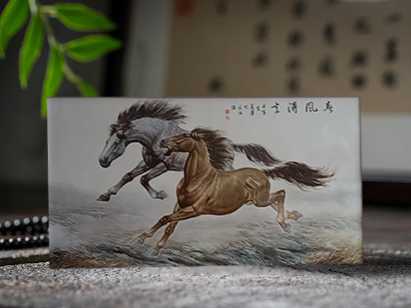 瓷板画